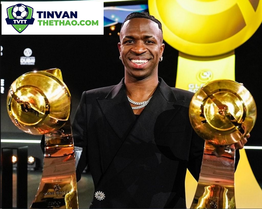 Vinicius Jr Vượt Qua Rodri, Đoạt Giải Quả Bóng Vàng Dubai Năm 2024