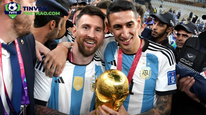 Di Maria gắn liền với các thành công của Messi tại ĐT Argentina