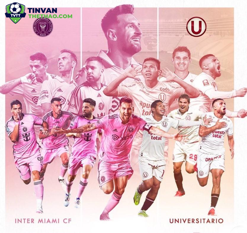 Inter Miami sẽ du đấu tới Peru để đối đầu với Universitario.