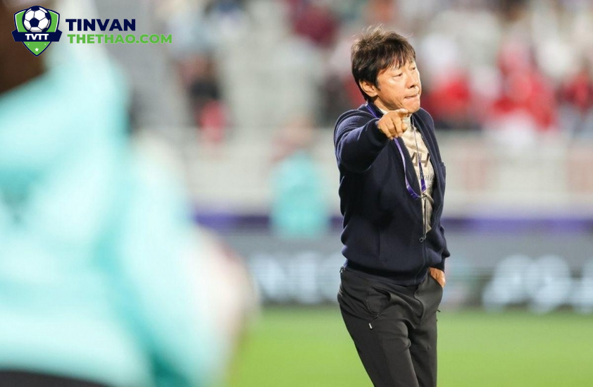 HLV Shin Tae Yong dẫn dắt ĐT Indonesia từ tháng 12/2020 (Ảnh: PSSI)