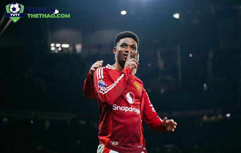 Amad Diallo trực tiếp mang về chiến thắng cho Man Utd. Ảnh: Getty