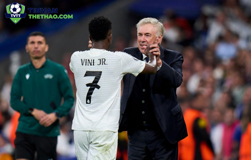 Ancelotti Bày Tỏ Quan Điểm Về Việc Vinicius Có Ở Lại Real Madrid Hay Không