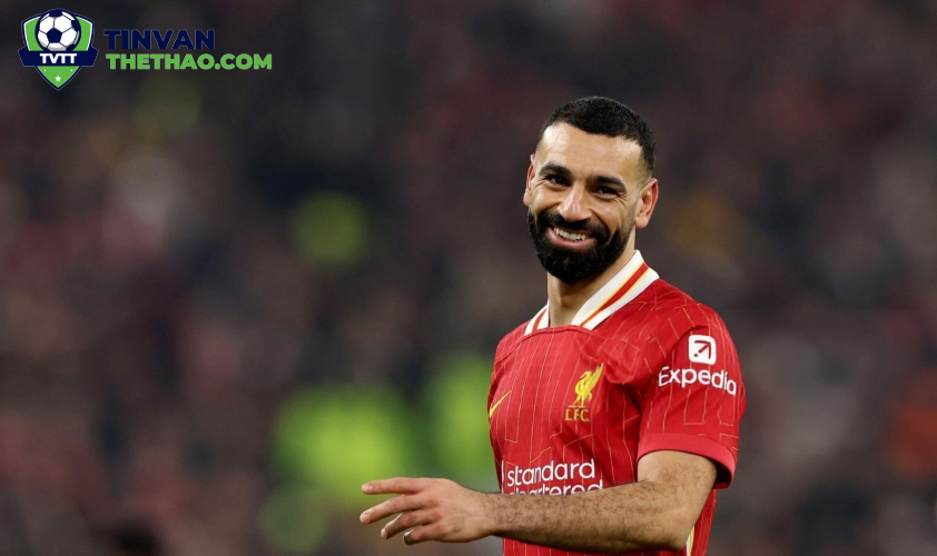 Salah thể hiện phong độ cùng Liverpool.