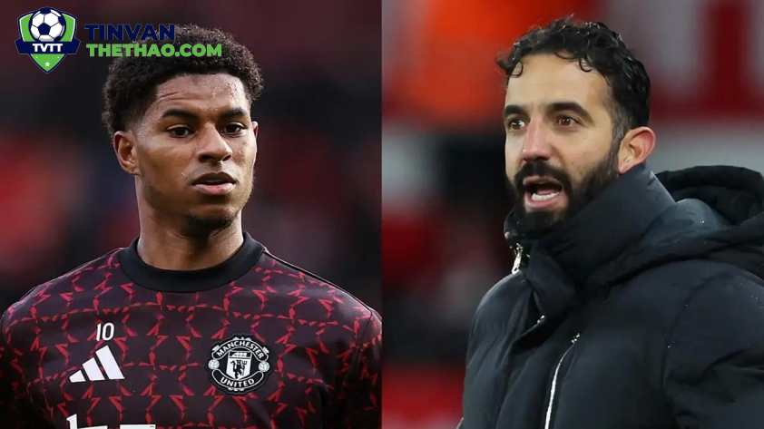 Amorim Chính Thức Phát Biểu Về Tương Lai Của Rashford Tại Manchester United