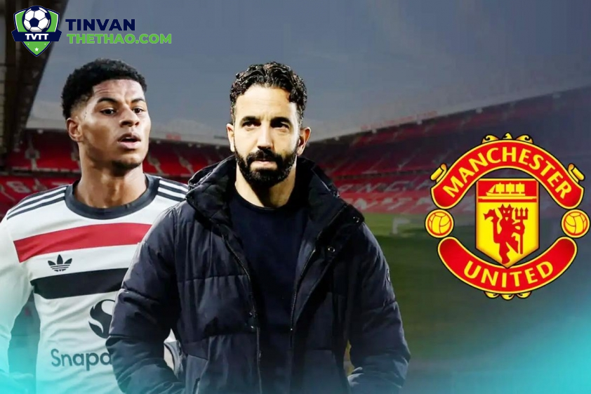 Rashford tiếp tục không thi đấu dưới thời Amorim (Ảnh: TeamTalk).